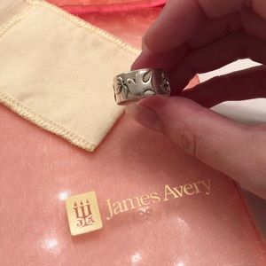 Dove and Flower ring James Avery *retired*
